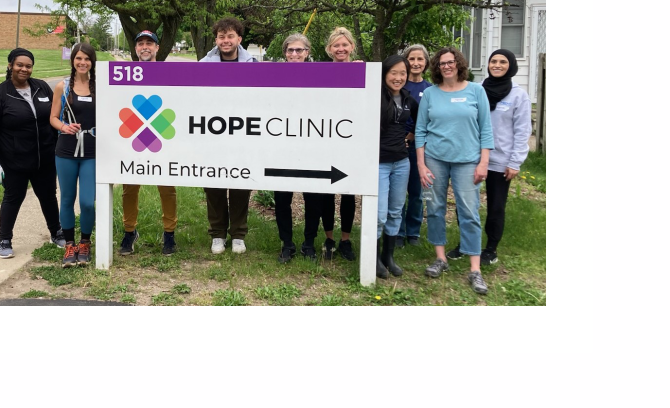 MICMT Volunteers at the Hope Clinic in Ypsilanti, Michigan.