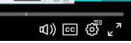 Screenshot of captions enabled.