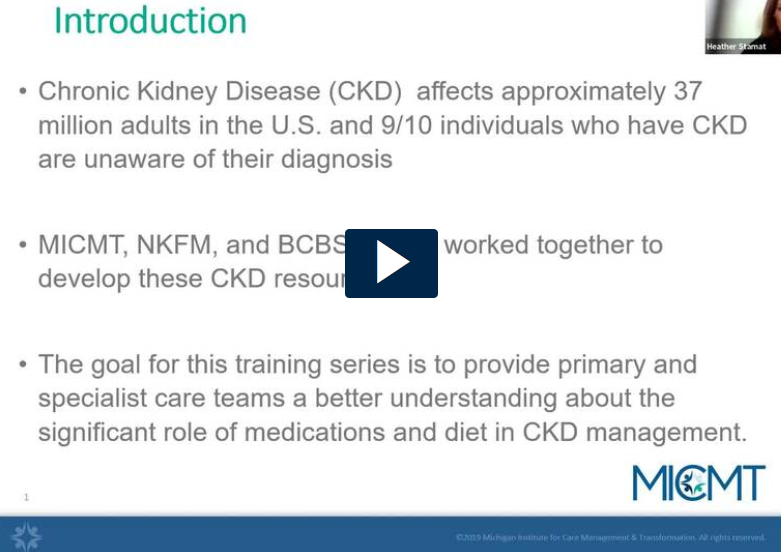 Welcome Introduction to Chronic Kidney Disease Care Video Screenshot