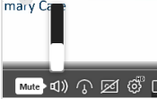 screenshot of sound unmuted