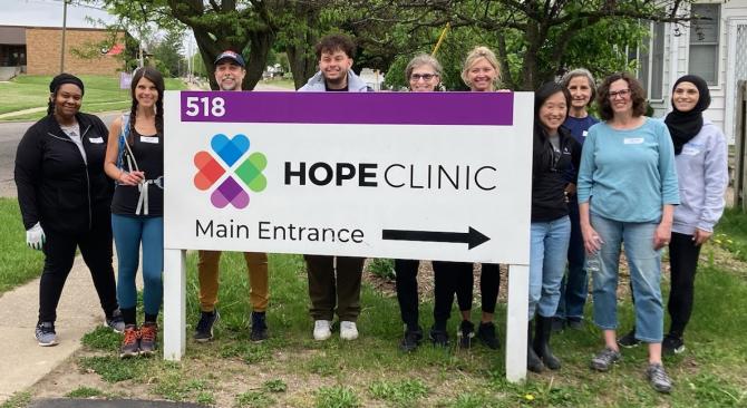 MICMT Volunteers at the Hope Clinic at Ypsilanti